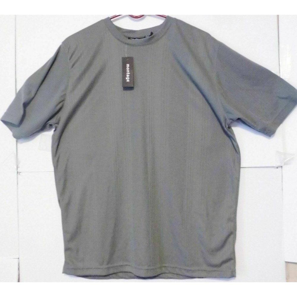 Montage Men's Gray Short Sleeve Shirt T-shirt M